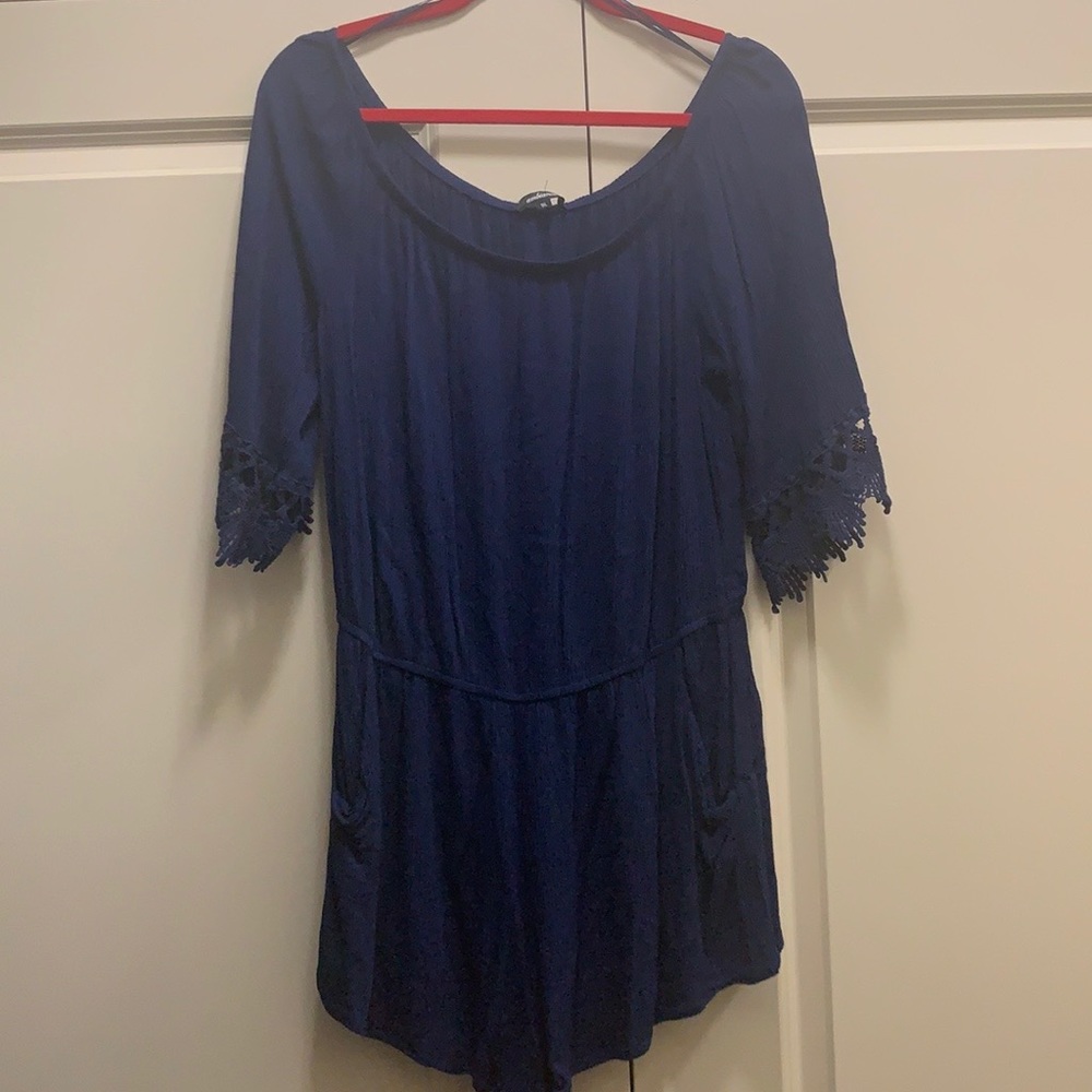 Ambiance Blue Romper Size 1XL